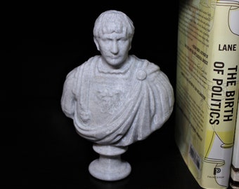 Trajan (Caesar Augustus) Bust; Statue of the Roman Emperor; General; One of the Five Good Emperors