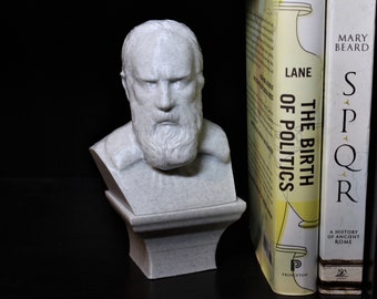 Galileo Galilei Bust; 7" Statue of the Italian Astronomer, Polymath, Inventor