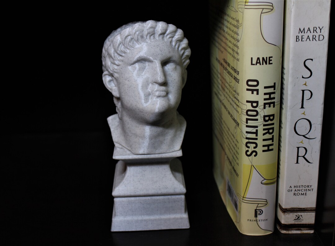 Nero (caesar Augustus) Bust; 7-inch Statue of the Roman Emperor - Etsy
