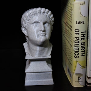 Nero (Caesar Augustus) Bust; 7-inch Statue of the Roman Emperor