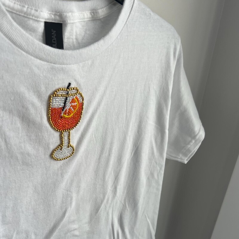 Beaded Embroider T Shirt - Etsy