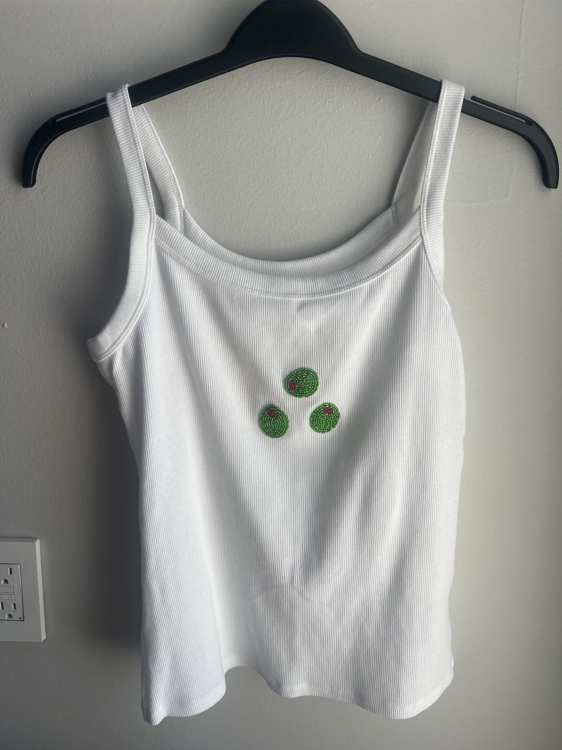◆2000Archives◆ JACQUARD BEADED TANK TOP WHITE 2A24HSBL03WH JACQUARD BEADED TANK TOP (WHITE) - 2000 Archives
