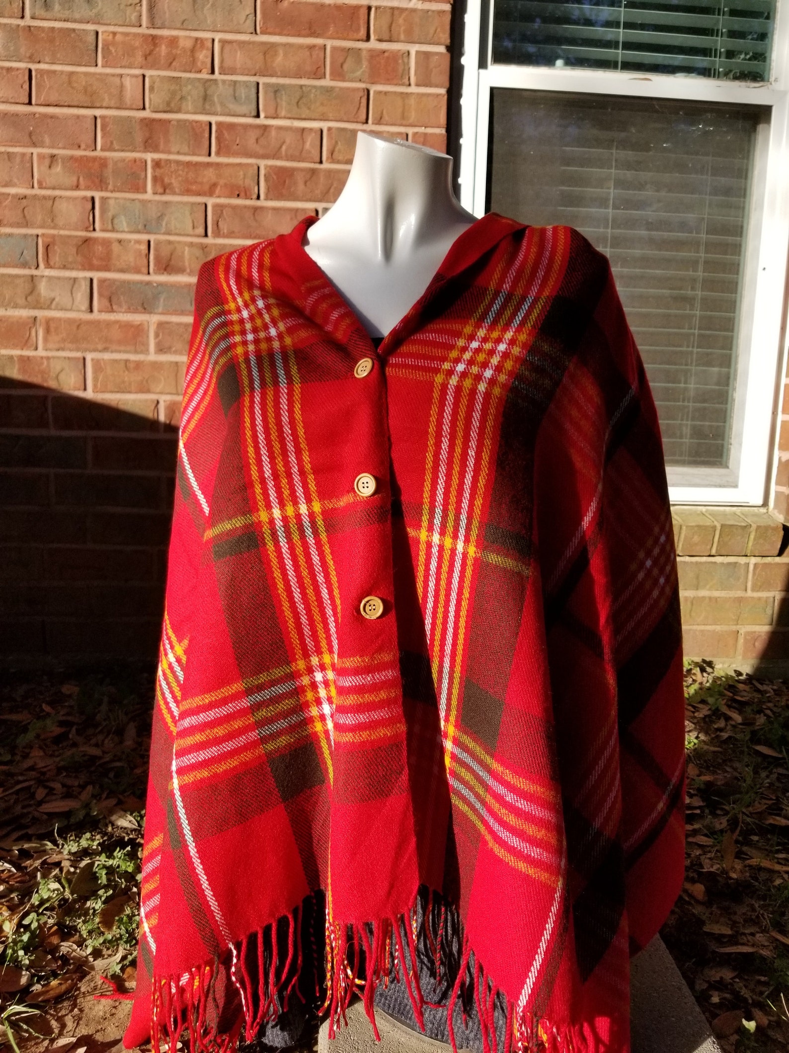 womens flannel shawl