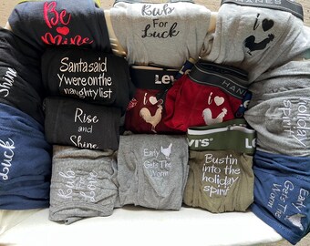 Funny Personalized Men's Briefs | Custom Boxer for Valentine's Day Gift