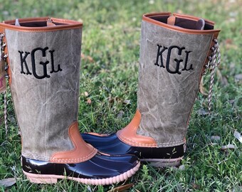 tall duck boots