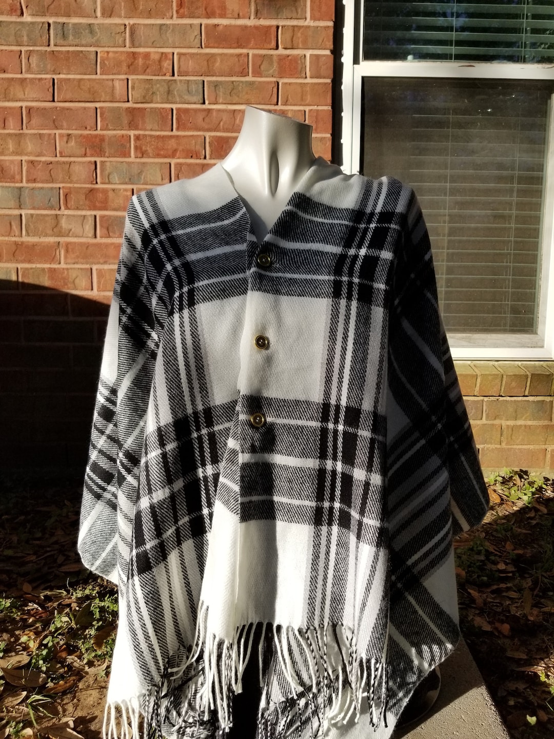 womens flannel shawl