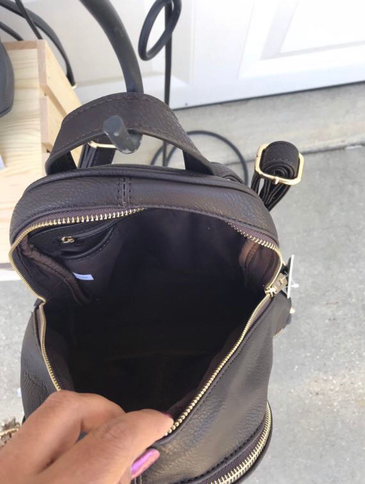 personalized backpack purse
