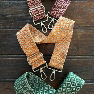 guitar strap, turquoise strap, Boho woven purse/bag strap,adjustable crossbody bag strap,replacement strap,shoulder strap Canvas Purse Strap