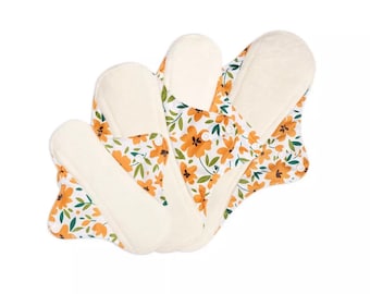 Handmade Reusable Cloth Pads, Bamboo Cotton