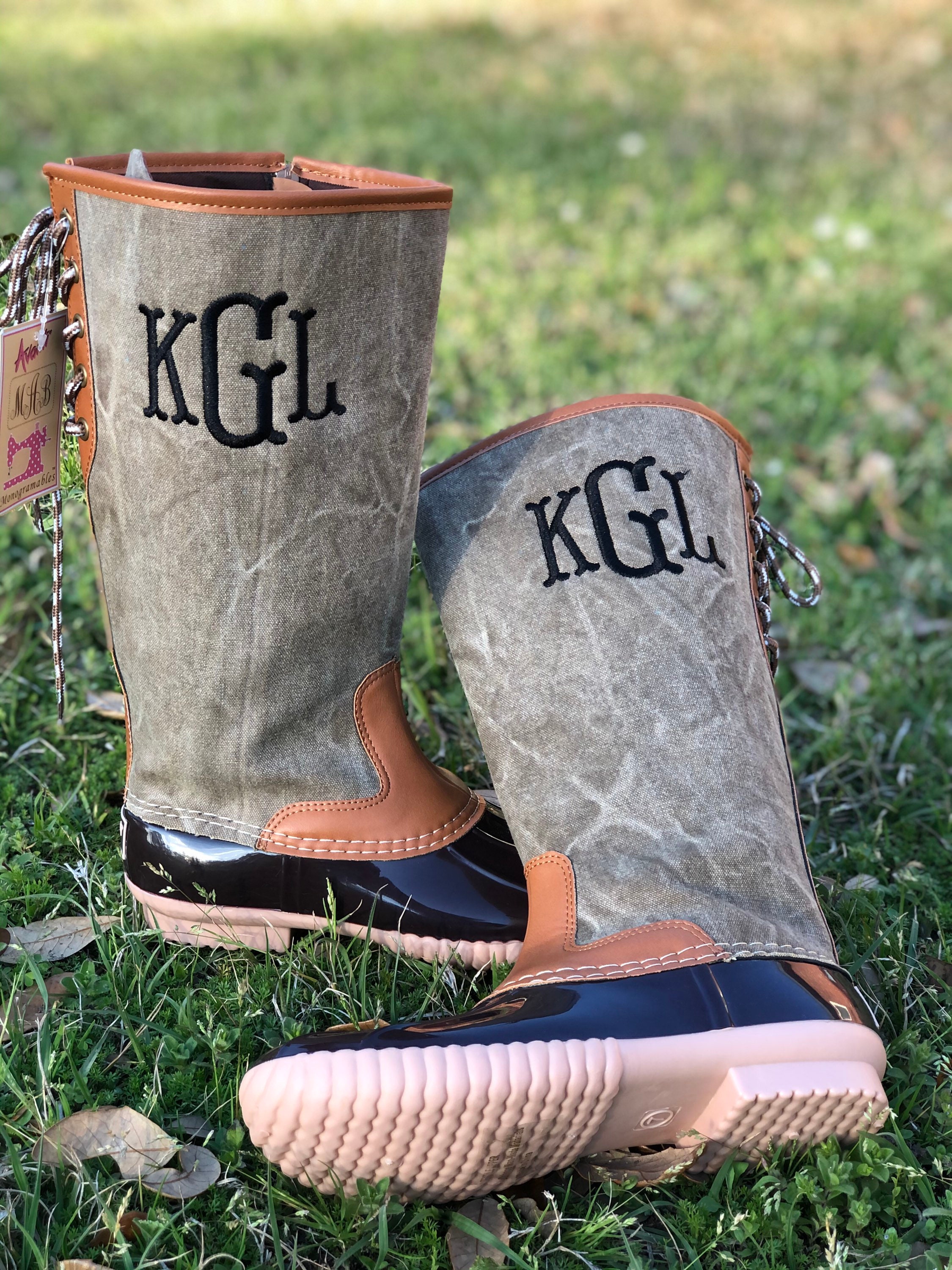 womens tall leather duck boots