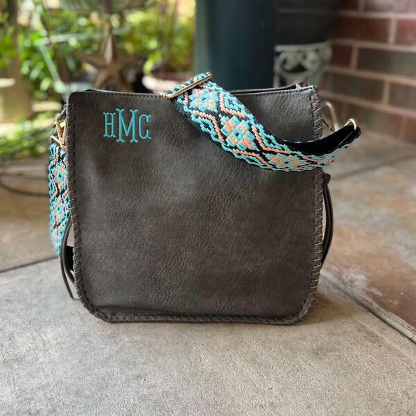 Monogram Conceal Carry bag, Crossbody bag, Conceal Carry Purse, Monogram Purse, shoulder bag, Crossbody purse, Gun Handbag, CCW Purse