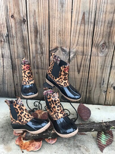Leopard rain boots 2025