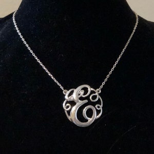 personalized Necklace, engraved necklace, custom Necklace, Initial Monogram necklace, initials jewelry, letter necklace, Name necklace