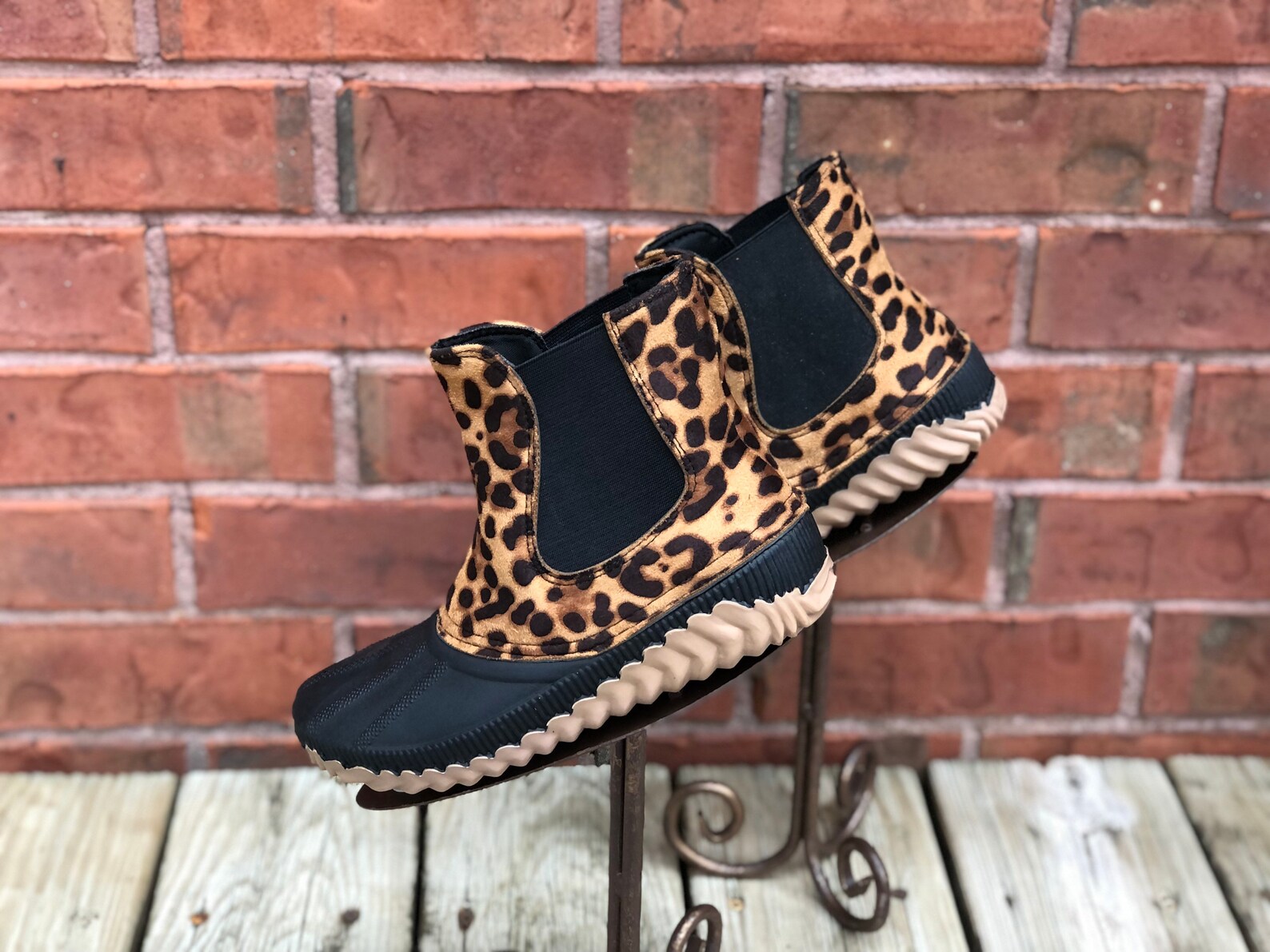 insulated slip on duck boots