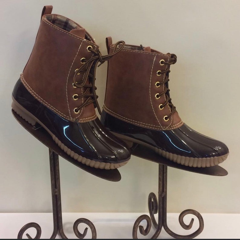 mens navy duck boots