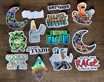 Ultimate Slap Pack - Dirty Heads inspired Waterproof Stickers! 14 included