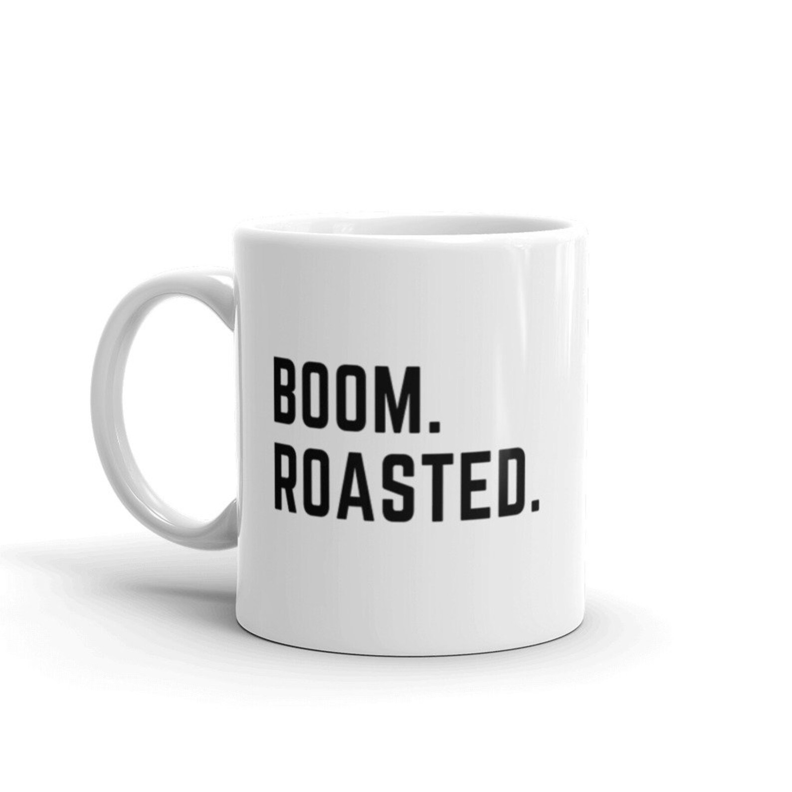 The Office Boom Roasted Funny Coffee Mug, Dunder Mifflin Boom Roasted