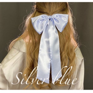 Beautiful Handmade Satin Hair Bows: Add Elegance to Every Outfit! Gift for Her , Free Shipping in Canada. Free Shipping to US on 35+ order