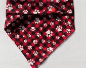 Buffalo Plaid Paws Pet Bandana