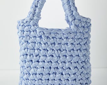 Easy Crochet Satin Pattern - Mini Bag - Dean St Bags