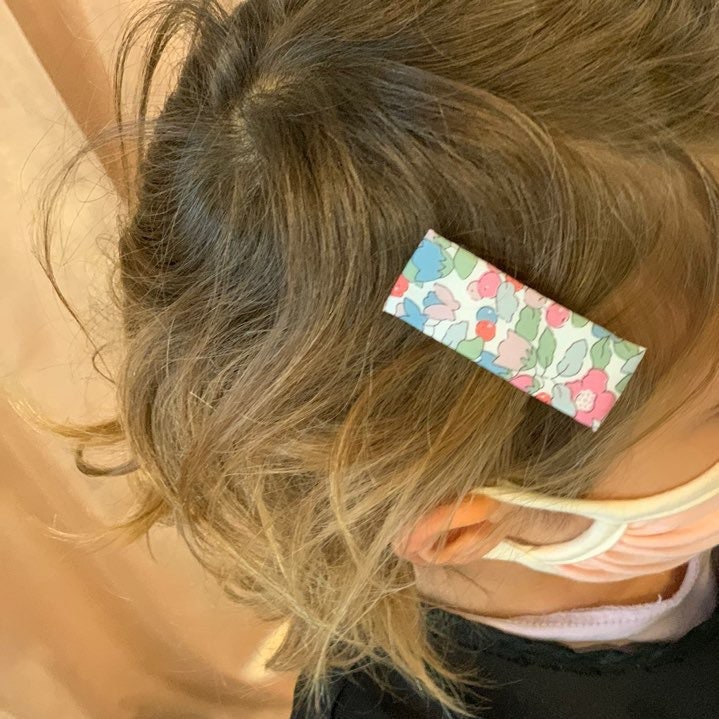 Liberty Fabrics Wide Bar Hair Clip Etsy