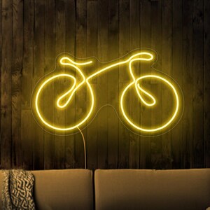 Bicycle neon sign, Bike neon sign, Cycling neon sign, Bicycle gift, Bicycle led sign, Kids room neon sign, Cyclist gift, Bicycle art decor