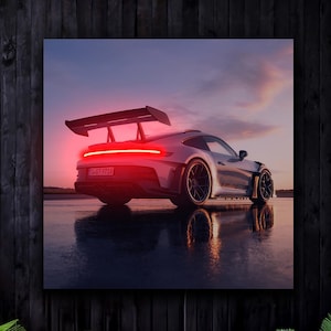 Sport car neon sign, Car print lighted, Car artwork print, Car led sign, Sport car lover gift, Garage neon sign decor, Sport car art decor
