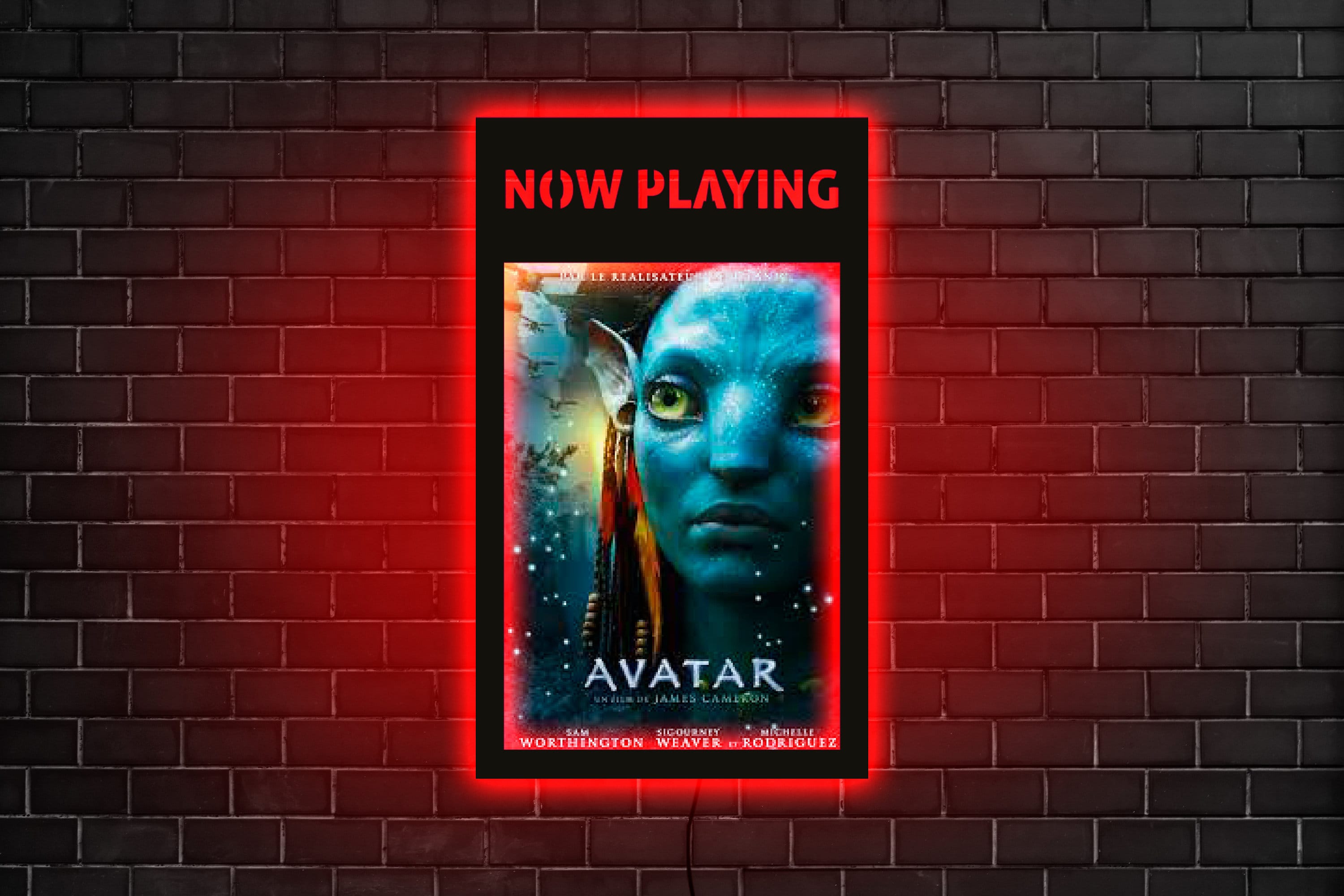 Movie Poster Neon Sign Movie Poster Neon Light Movie Poster - Etsy