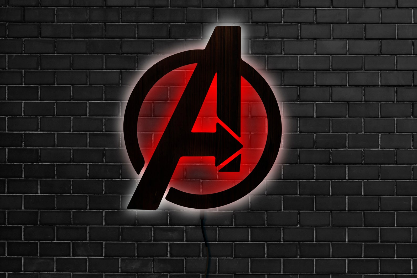Avengers led sign Avengers neon sign Avengers led wall art Etsy