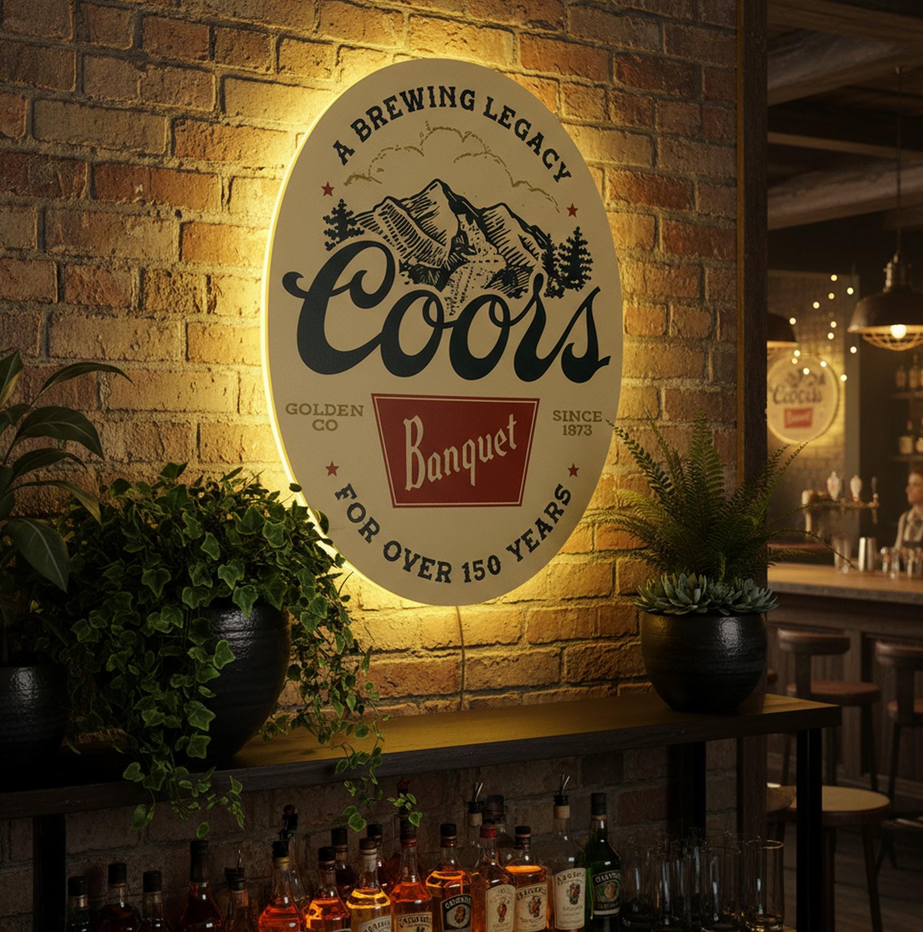 Vintage Lighted Coors Sign - Etsy