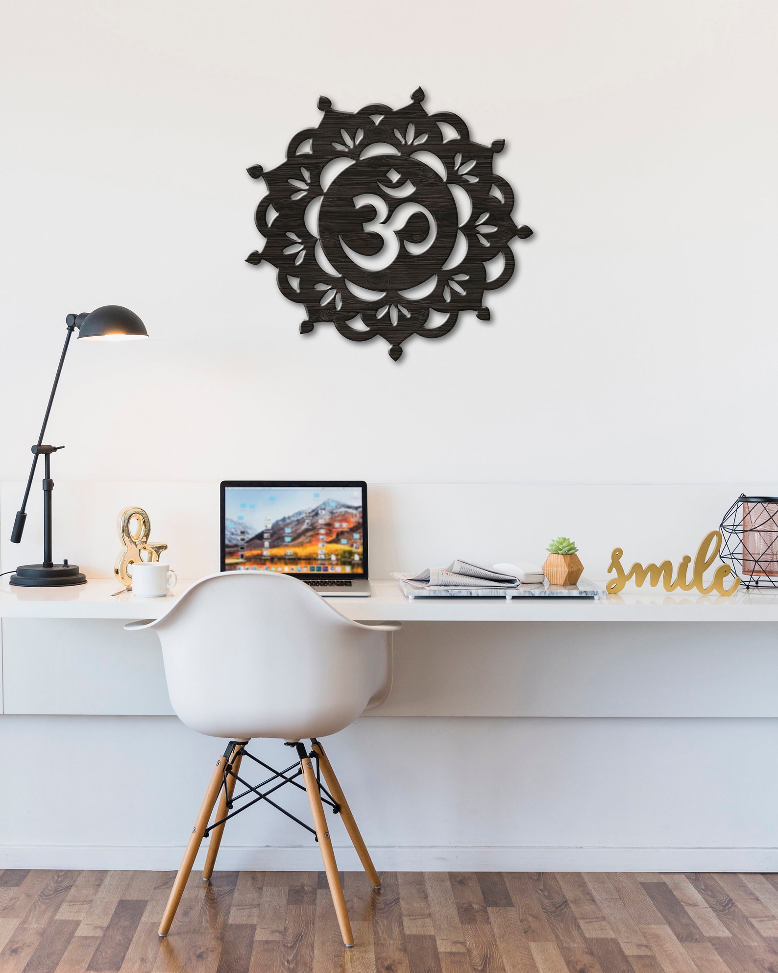 Om Wall Art Om Wall Hanging Ohm Wall Decor Wood Om Symbol Etsy UK