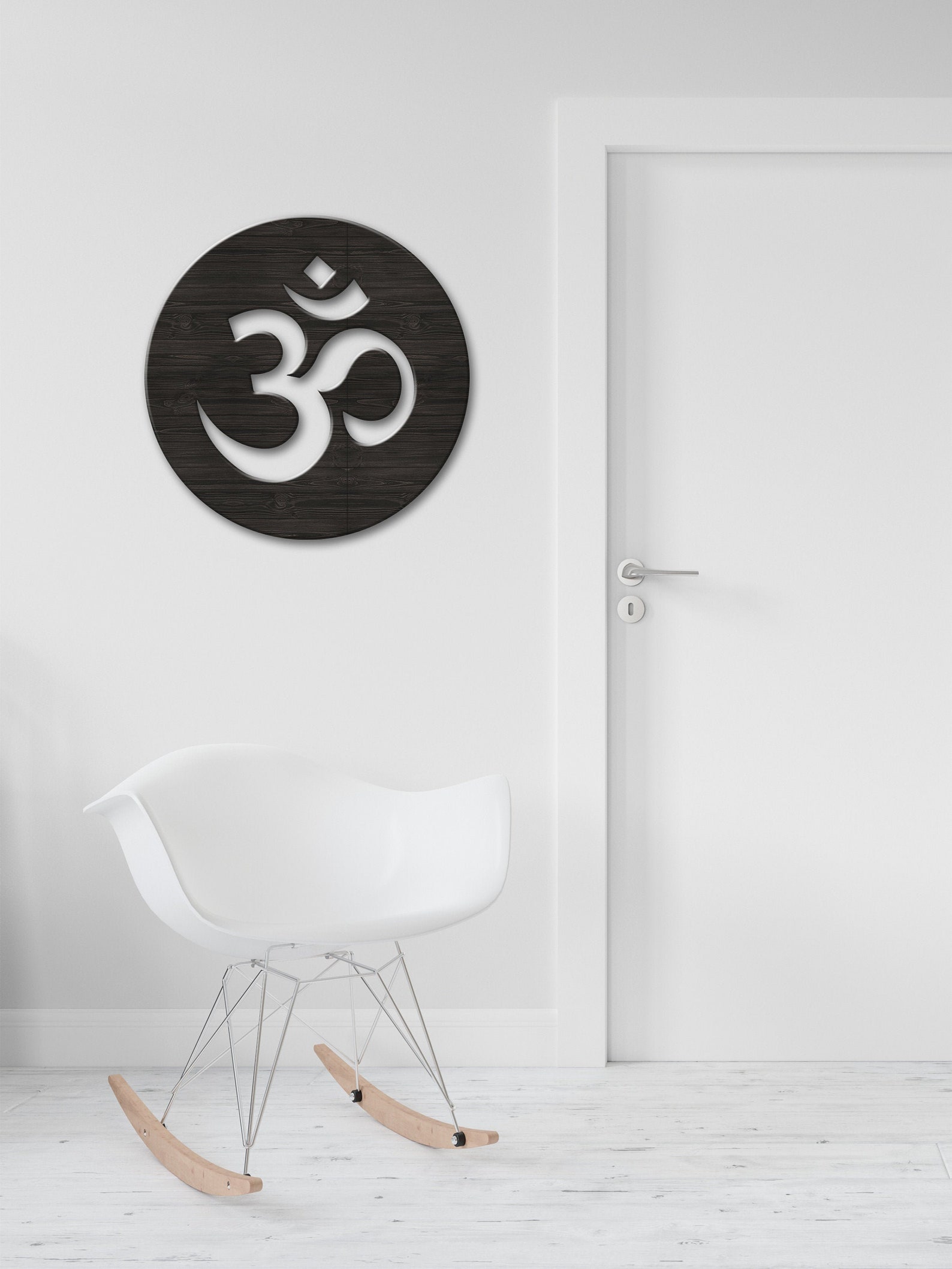 Om Wooden Sign for Wall Om Wall Art Wood Om Wooden Wall Art Etsy