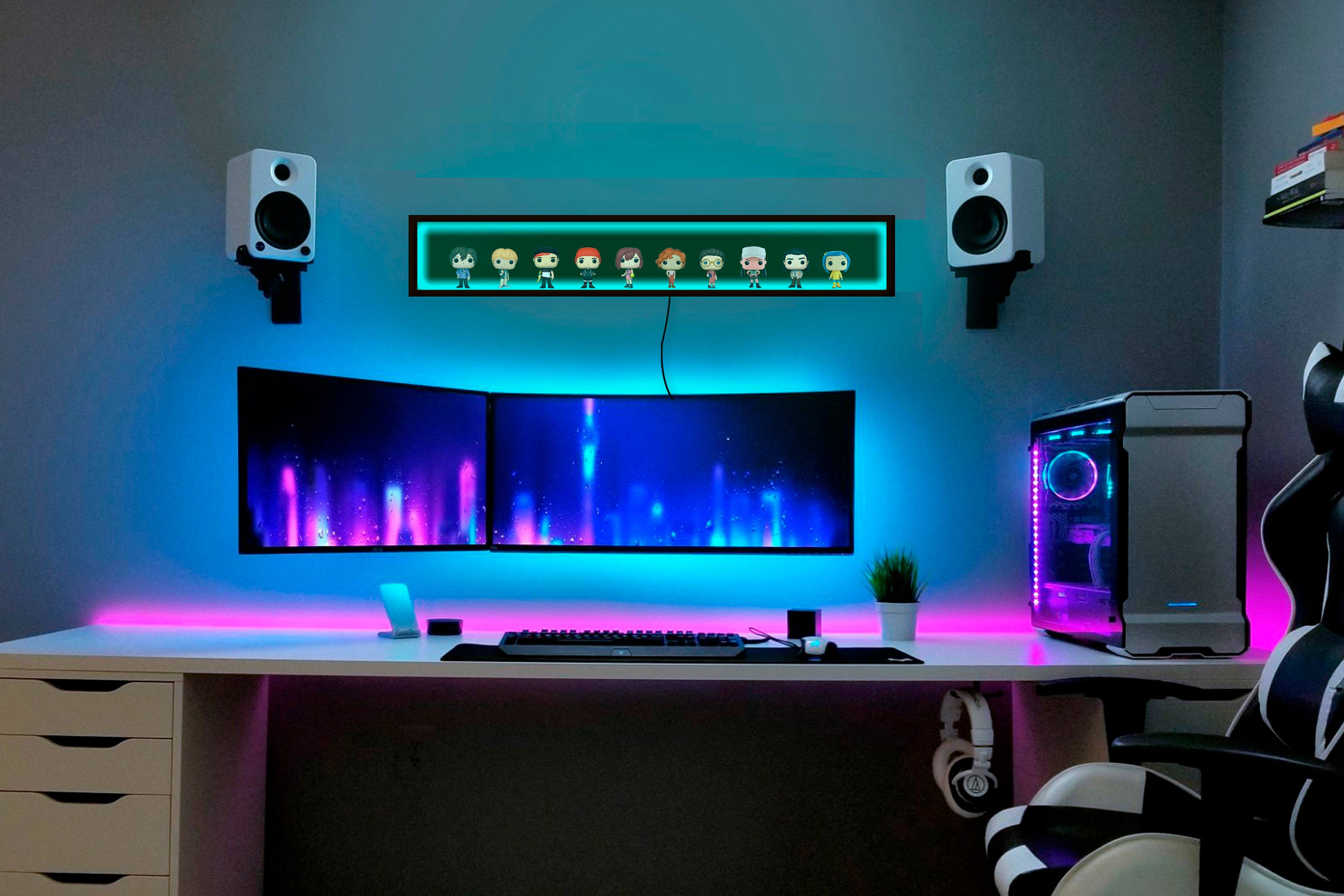 Neo Light Display Rack Custom Neon Shelf , Neon Display Shelf , Display Case Light Up - Etsy UK