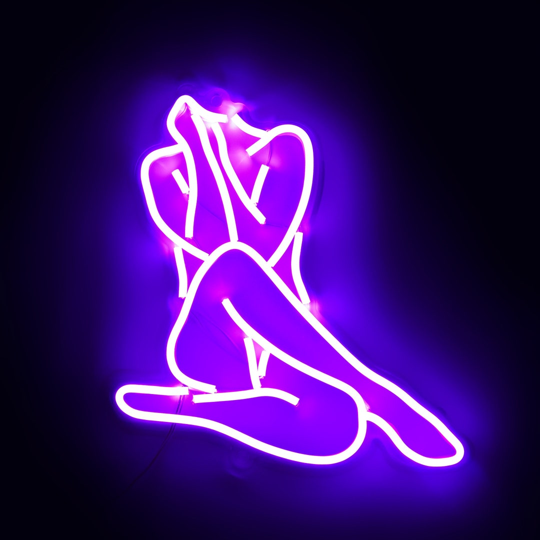 Woman Body Neon Sign, Girl Body Neon Sign, Lady Neon Sign,woman Neon