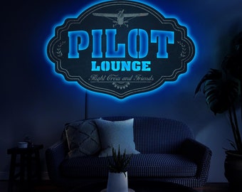 Aircraft Led Sign, Aircraft Neon Sign, Pilot Wall Decor, Airforce Led Sign Gift, Custom Airplane Light Sign, Aircraft Plane Wall Decor