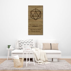 Dungeons and Dragons Wall Art, RPG Wall Art, Dungeons and Dragons Sign ...