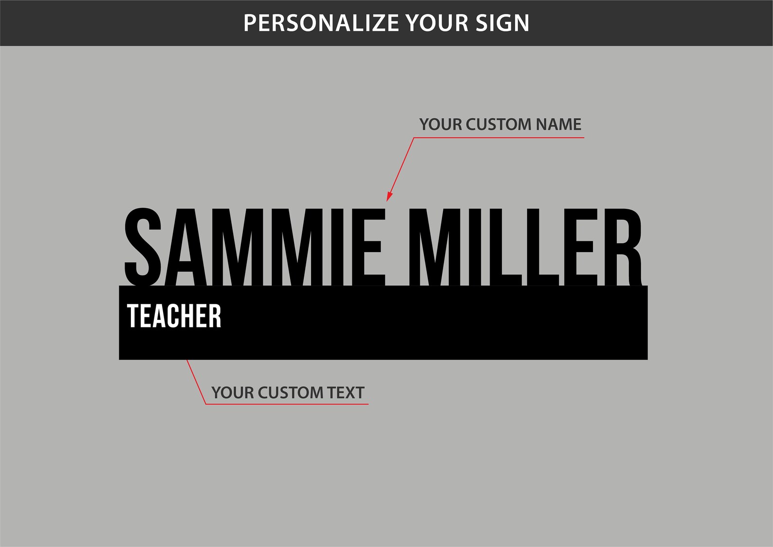 Custom Name Plate Desk Name Plate for Desk Desk Name Etsy