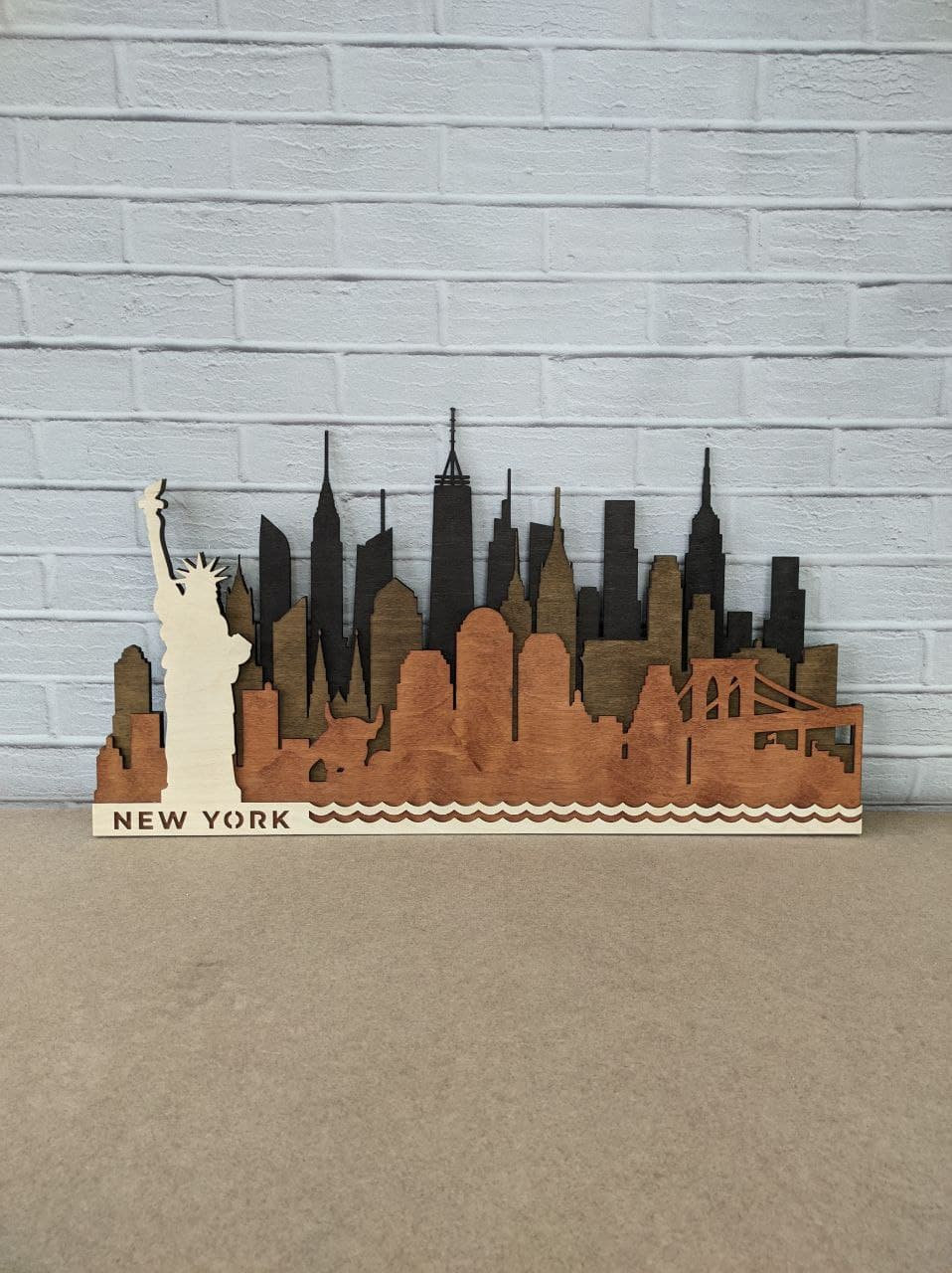 New York Skyline Wall Artnew York Skyline Wall Decornew York Etsy