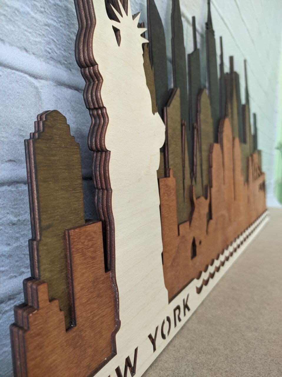 New York Skyline Wall Artnew York Skyline Wall Decornew York Etsy