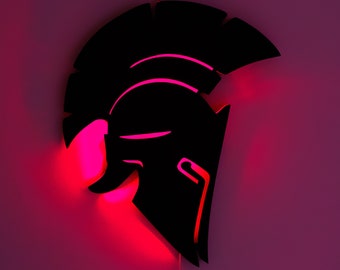 Spartan Neon Sign, Spartan Helmet Neon Sign, Spartan Led Sign, Spartan Light Sign,Gladiator Neon,Spartan Helmet Sign,Spartan Helmet Wall Art