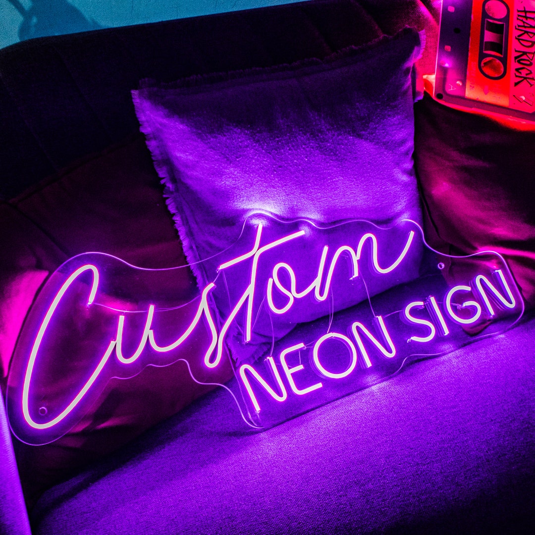 Custom Neon Sign Logo Custom Neon Light Sign Custom Neon Led Etsy