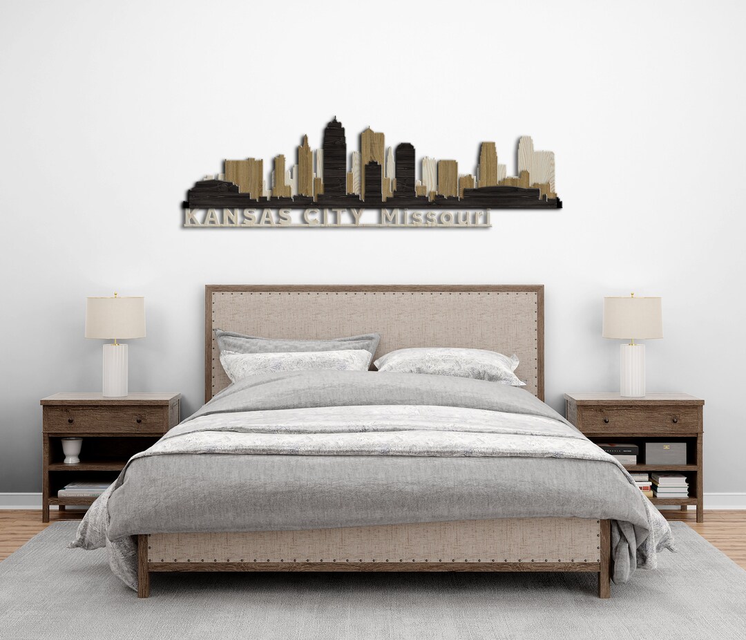 Kansas City Missouri Wall Art,kansas City Skyline Wall Art,kansas City