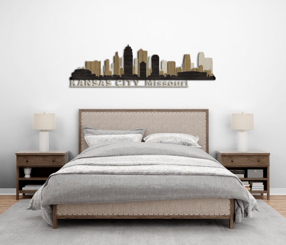 Kansas city missouri wall art,Kansas city skyline wall art,Kansas city skyline wood,Kansas city wall art,Kansas city wall decor