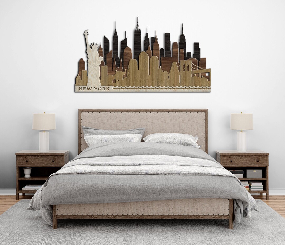 New York Skyline Wall Art,new York Skyline Wall Decor,new York Skyline