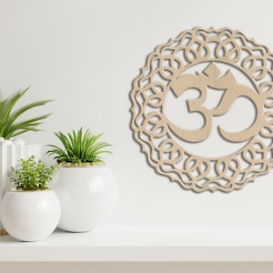 Om wall art, Om wall hanging, Ohm wall decor, Wood om symbol, Om wall decor,  Yoga wall decor, Yoga wood art, Aum wall art, Aum wood sign