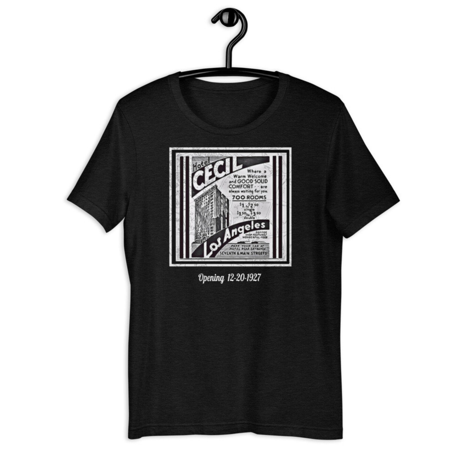 Cecil Hotel Shirt LA History Scary Hotel Hotel Cecil True | Etsy