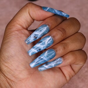Ocean Spray Press on Nails | Durable Press On Nails | Salon Quality Nails