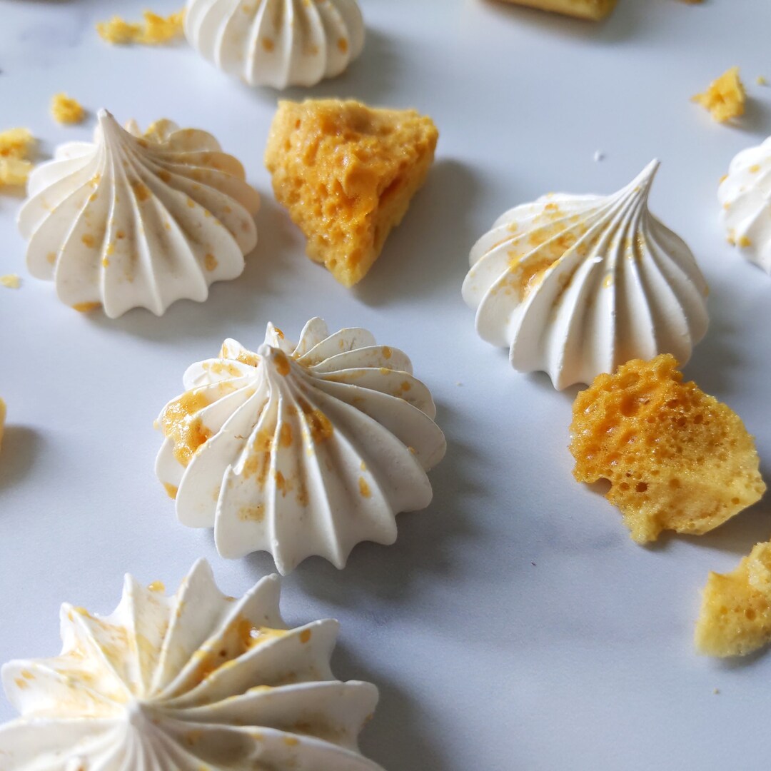 Honey Toffee Meringue Cookies One Dozen 12 Gluten Free Etsy