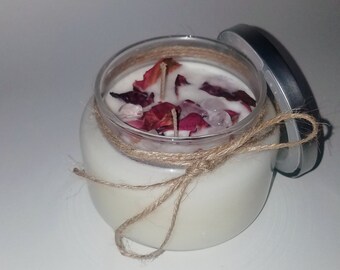 Rose Quartz Natural Soy Candle