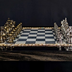 The Rook Black Chess Table Ceramic Tile LED Illuminated image 7